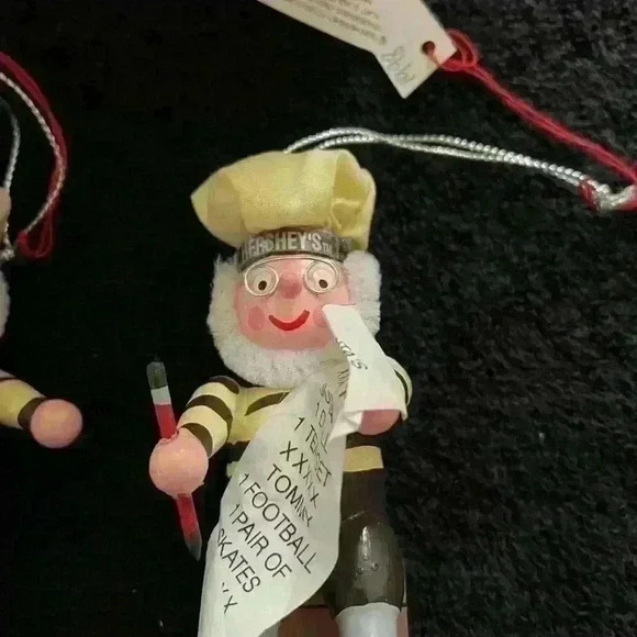 Vintage 1998 Set Kurt Adler Chocolate Santa Elf - Picture 4 of 8